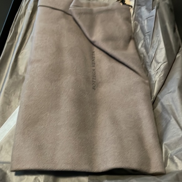 BOTTEGA VENETA Calf Leather Pull On Almond Toe Knee High Cloud Boots Cipria - Picture 7 of 12